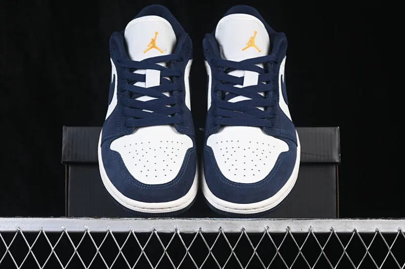 All categories Air Jordan Jordan series basketball shoes Air Jordan 1 Low G version pure original Air Jordan 1 Low AJ1 Joe 1 Obsidian low-top cultural casual sneakers IO7448-400